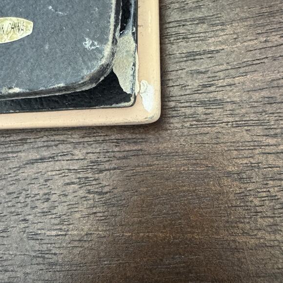 Ceramic Photo Frame 3D Maple Leaf Ceramic Glazed Textured 7" X 7" Nature Fall - Picture 11 of 13